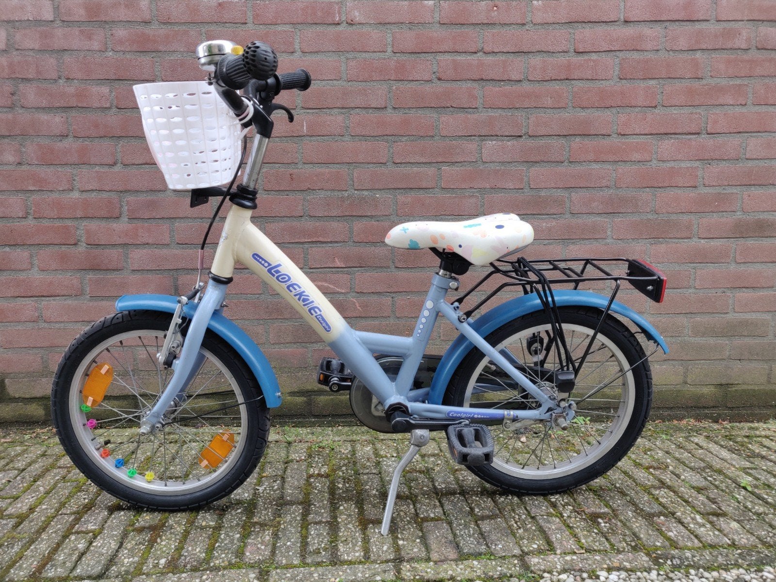 Loekie coolgirl meisjesfiets 16inch, Ophalen, Gebruikt, 16 inch