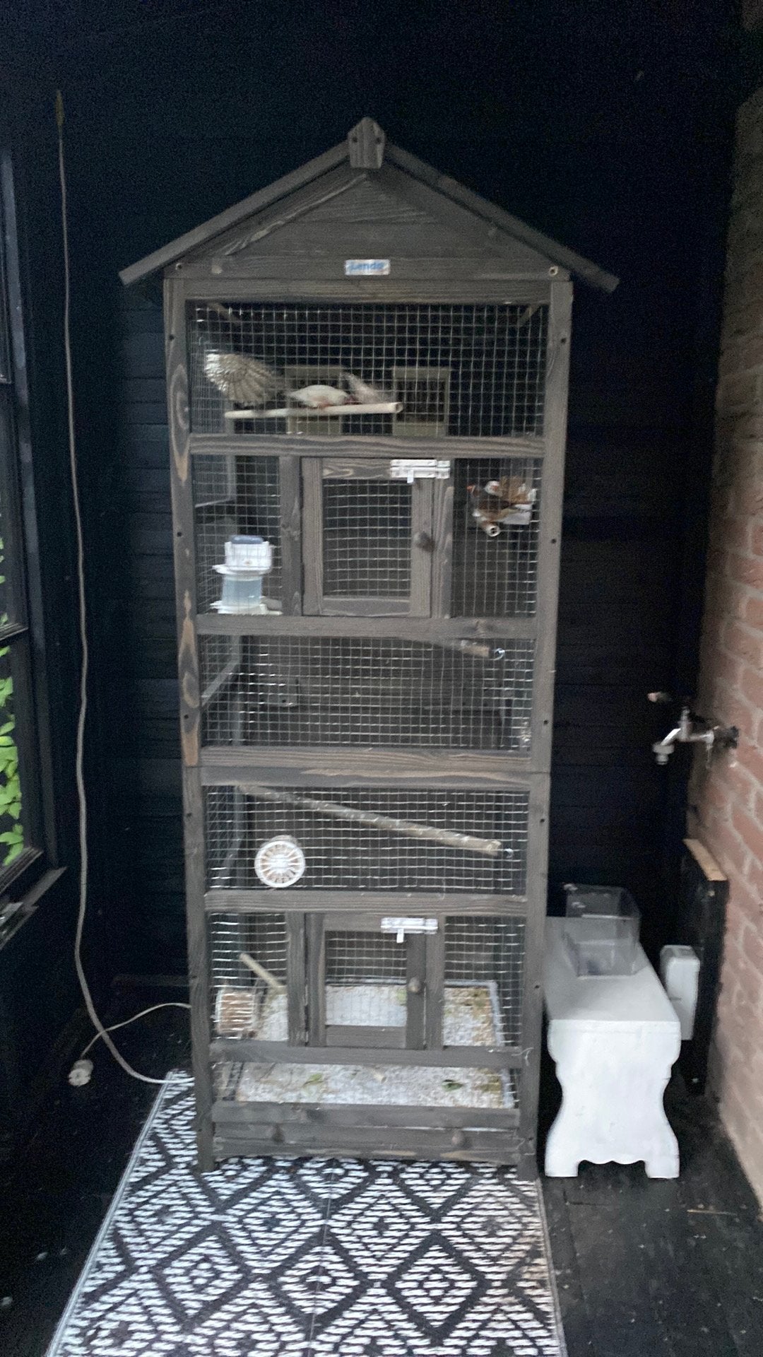 Te koop voliere /vogelkooi ,1week oud!, Dieren en Toebehoren, Ophalen, Nieuw, Hout, Vogelkooi