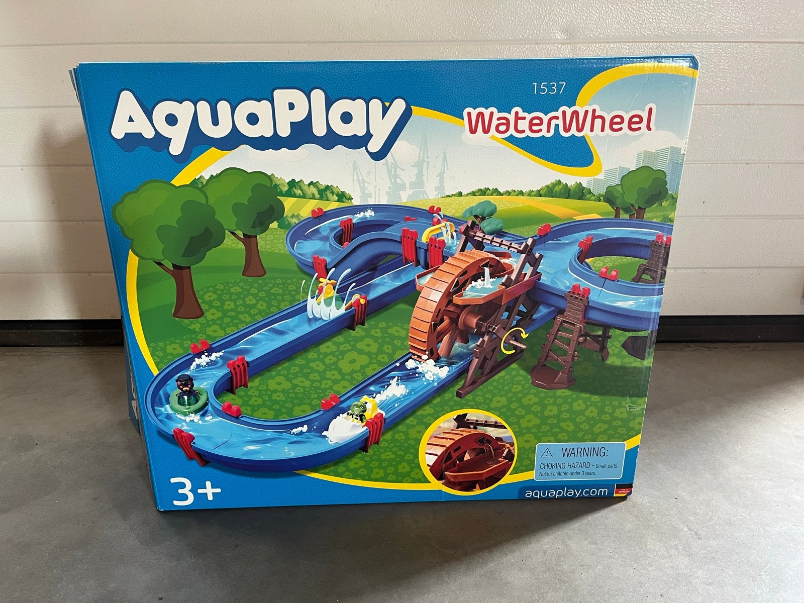 AquaPlay WaterWheel Waterbaan - nagenoeg Nieuw in doos, Ophalen of Verzenden, Zo goed als nieuw