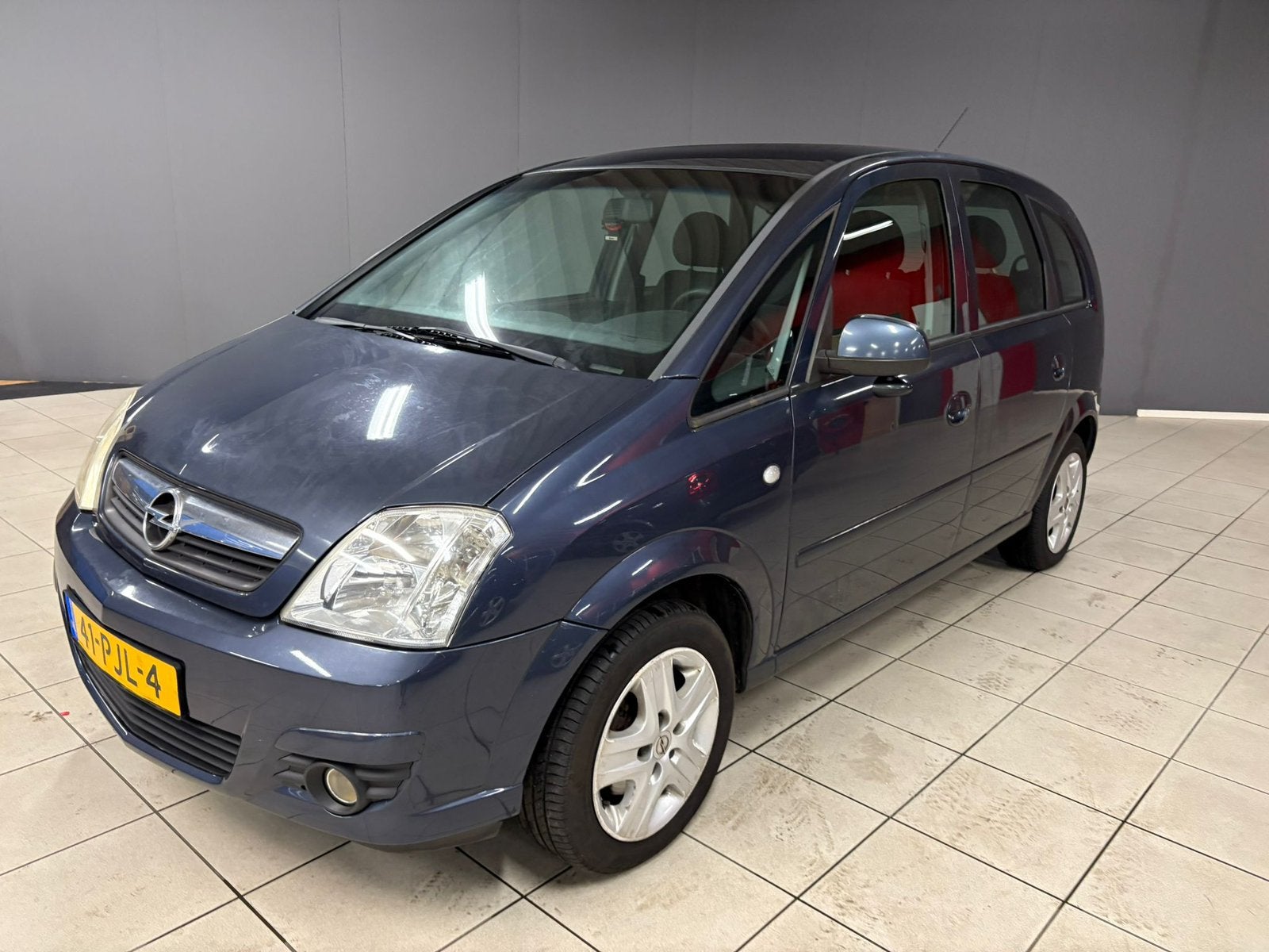 Opel Meriva 1.4 16V 2009 Blauw, Auto's, Voorwielaandrijving, 4 cilinders, Blauw, 665 kg