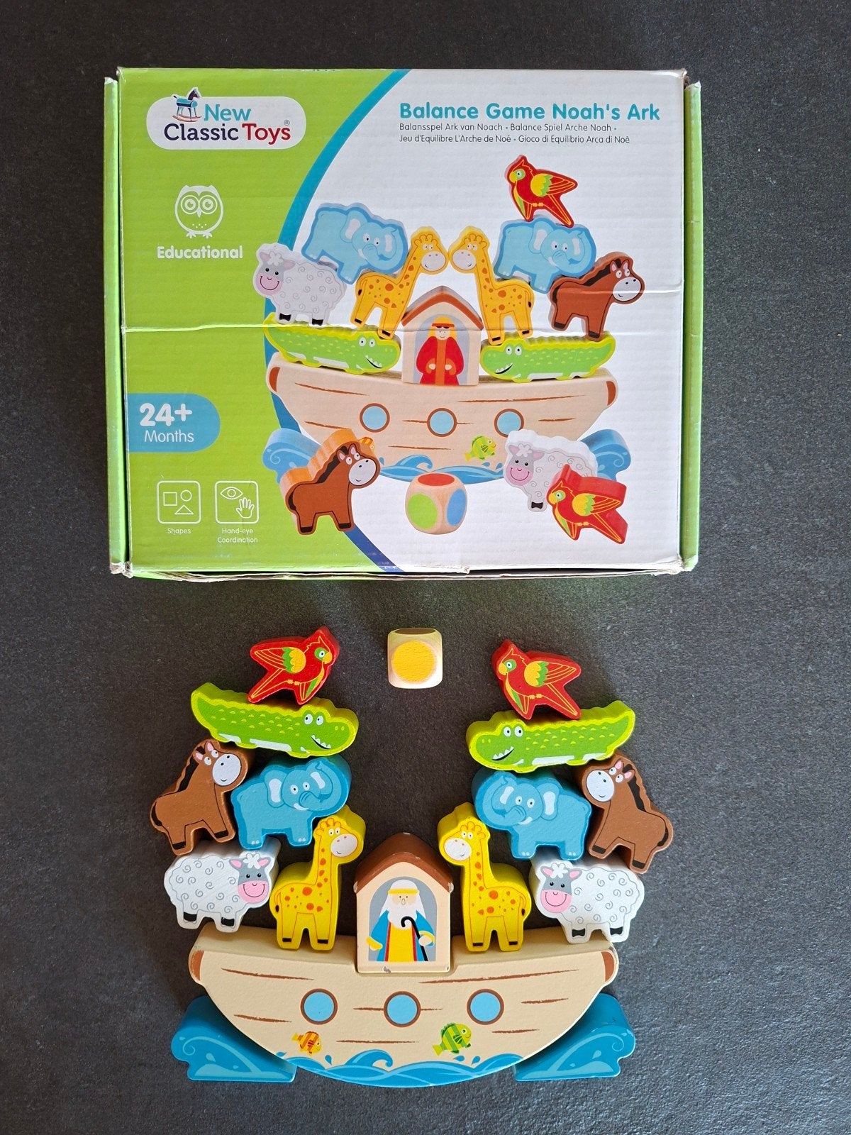 New Classic Toys Stapelspel - Ark van Noach, Ophalen of Verzenden, Gebruikt, Bouwen