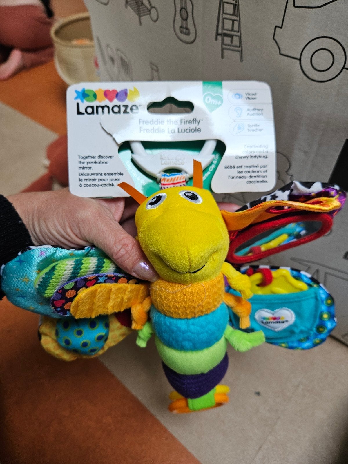 Lamaze Freddie de Vuurvlieg Baby Speelgoed - Nieuw, Ophalen of Verzenden, Nieuw, Overige typen, Met geluid