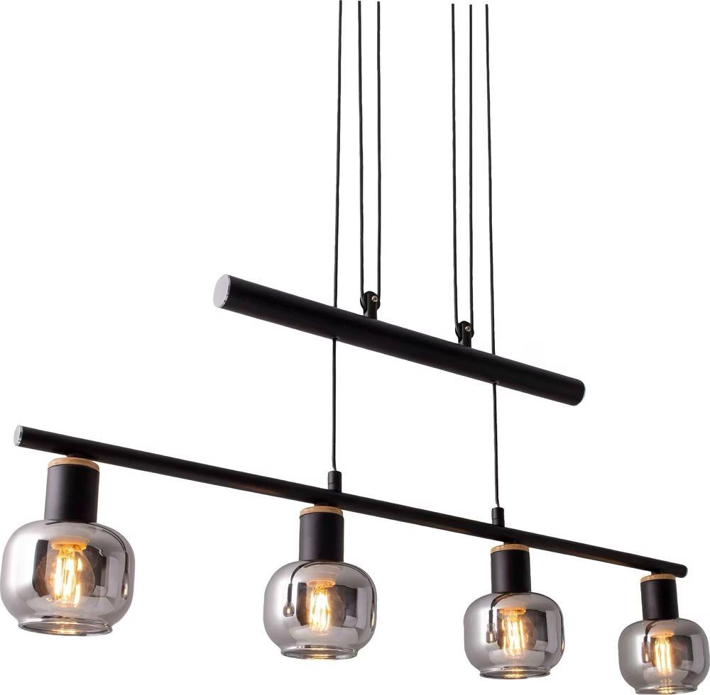 Nave Fumoso hanglamp 4-lichts - Nieuw in doos, Ophalen, Nieuw, Glas, 75 cm of meer