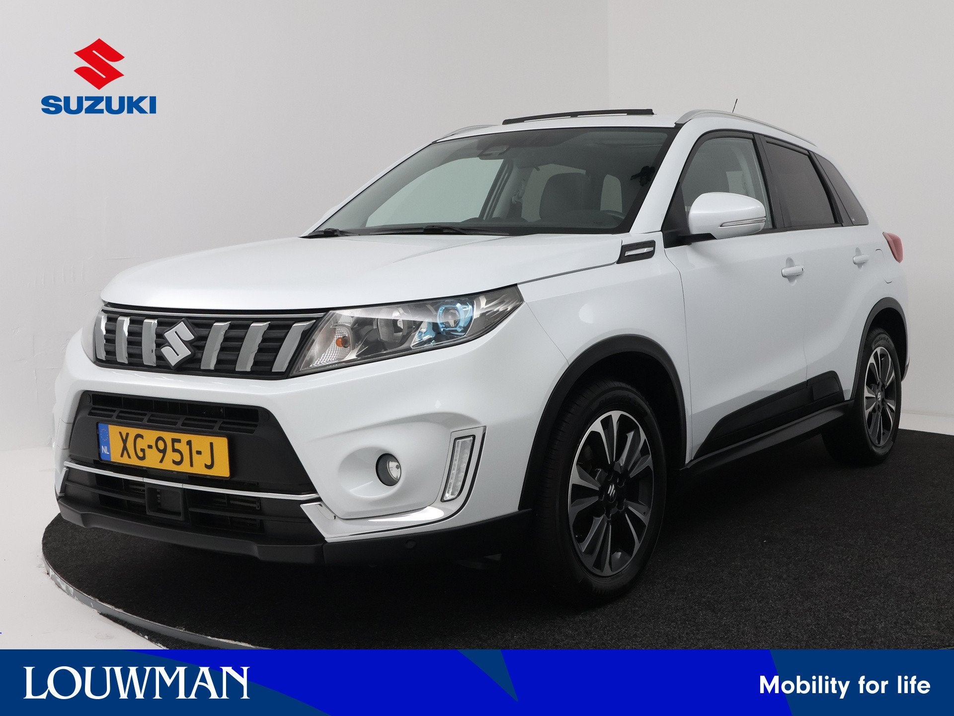 Suzuki Vitara 1.4 Boosterjet Stijl | Afneembare trekhaak | S, Auto's, Gebruikt, 4 cilinders, 400 kg, Wit