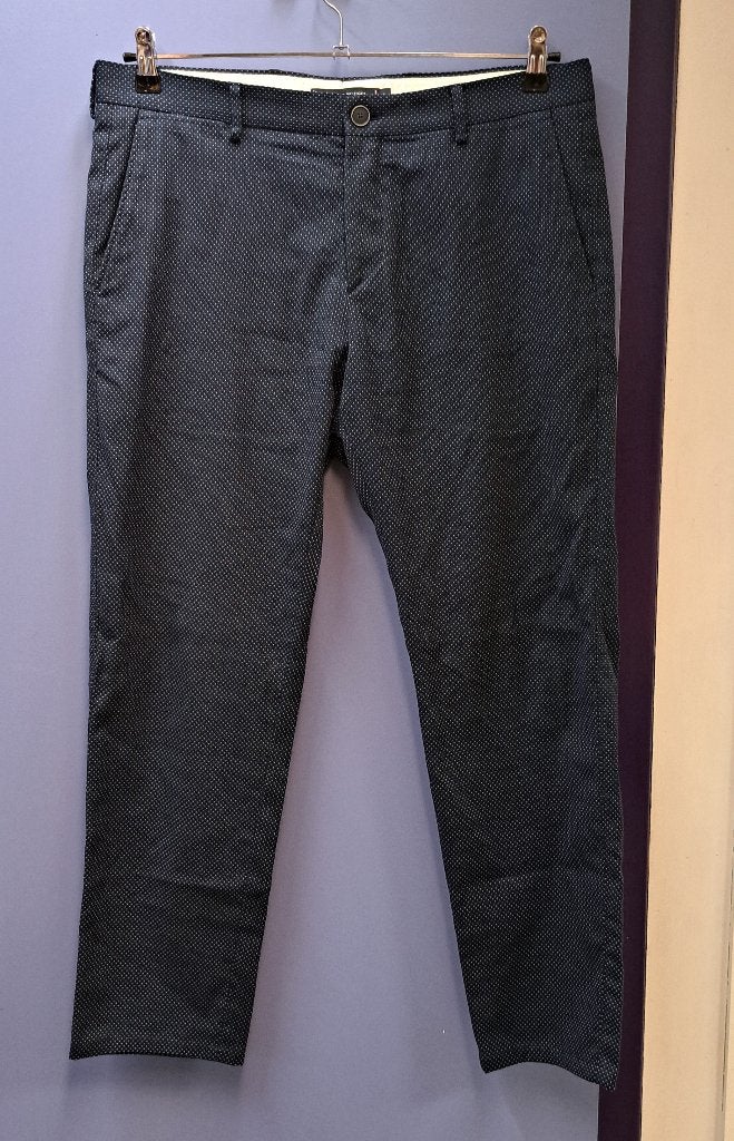 Tommy Hilfiger d- blauwe broek pantalon + stipjes 50 47790, ., Tommy Hilfiger, Ophalen of Verzenden, Gedragen