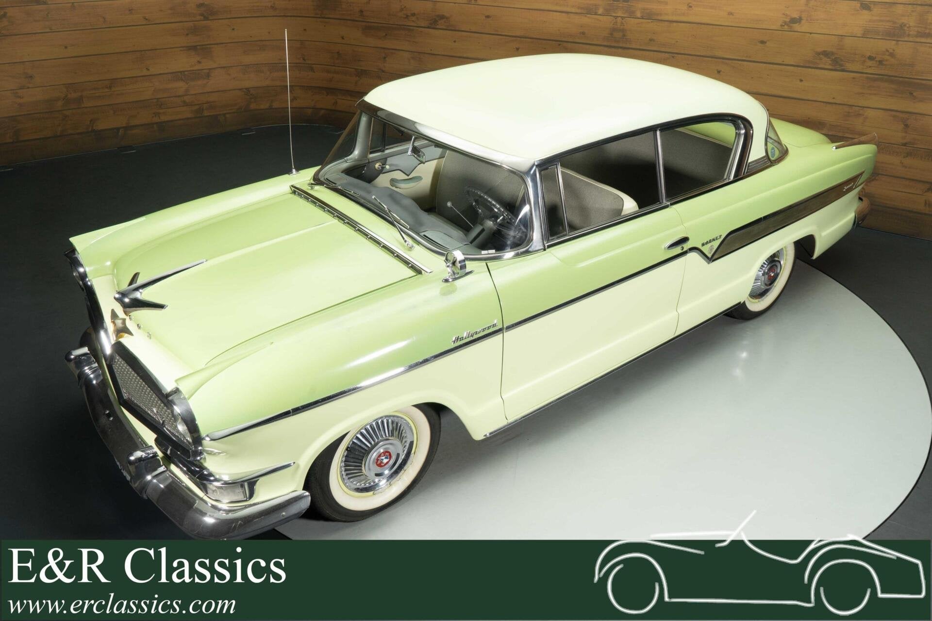 Hudson Hornet Special V8 Hollywood Hardtop | 1956, Auto's, Achterwielaandrijving, Beige, Overige carrosserieën, 4 stoelen