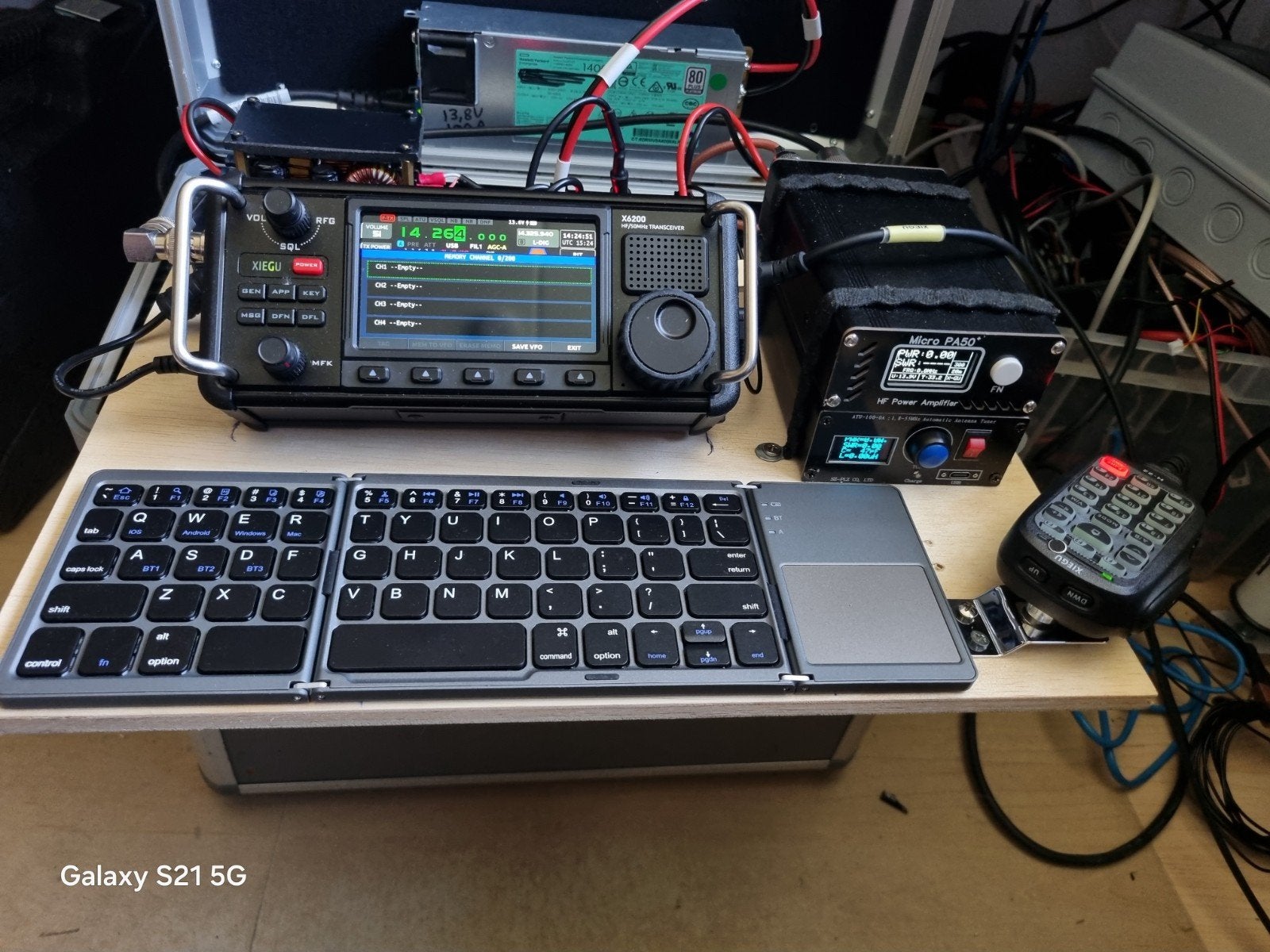 Xiegu X6200 met veel extra's, Ophalen