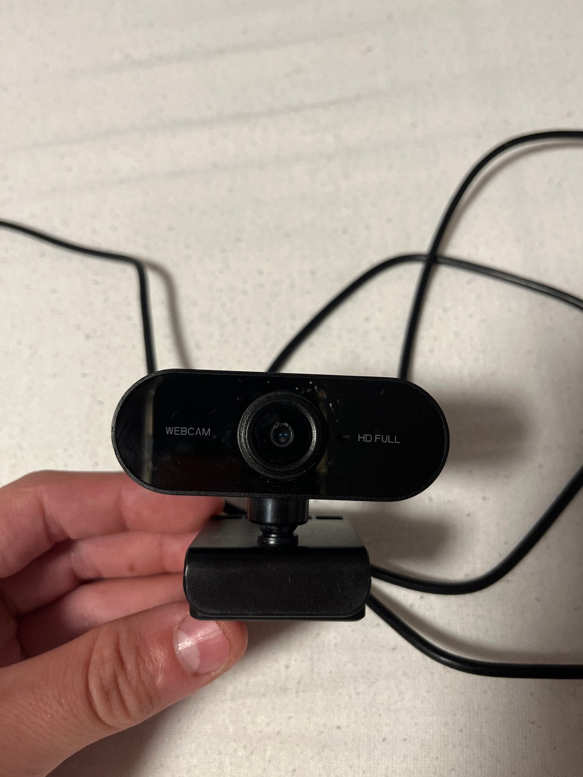 HD Full Webcam met monitorclip, Computers en Software, Ophalen of Verzenden, Zo goed als nieuw, Bedraad, Monitorclip