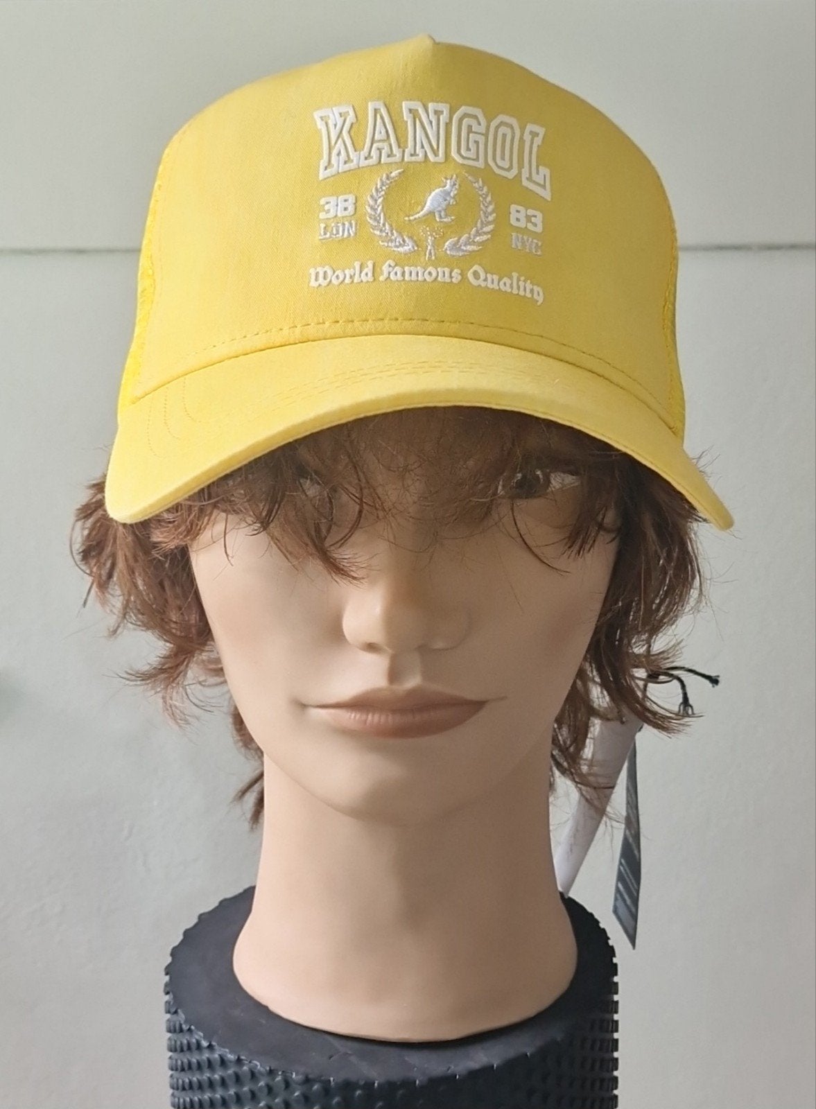 Kangol Trucker Pet - Geel - One Size, Ophalen, Nieuw, One size fits all, Pet