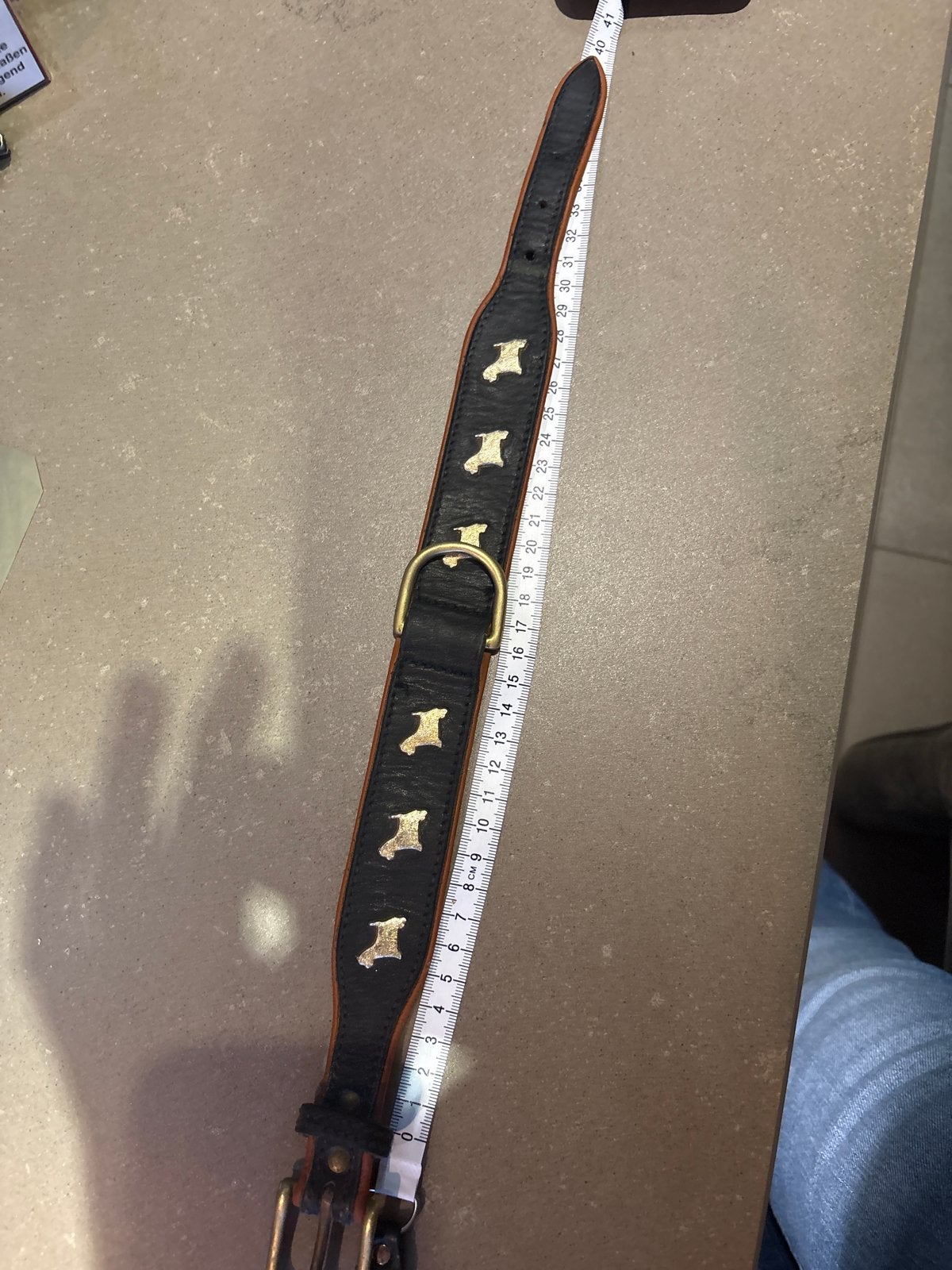 Westie halsband 40 cm, Dieren en Toebehoren, Ophalen of Verzenden, Zo goed als nieuw