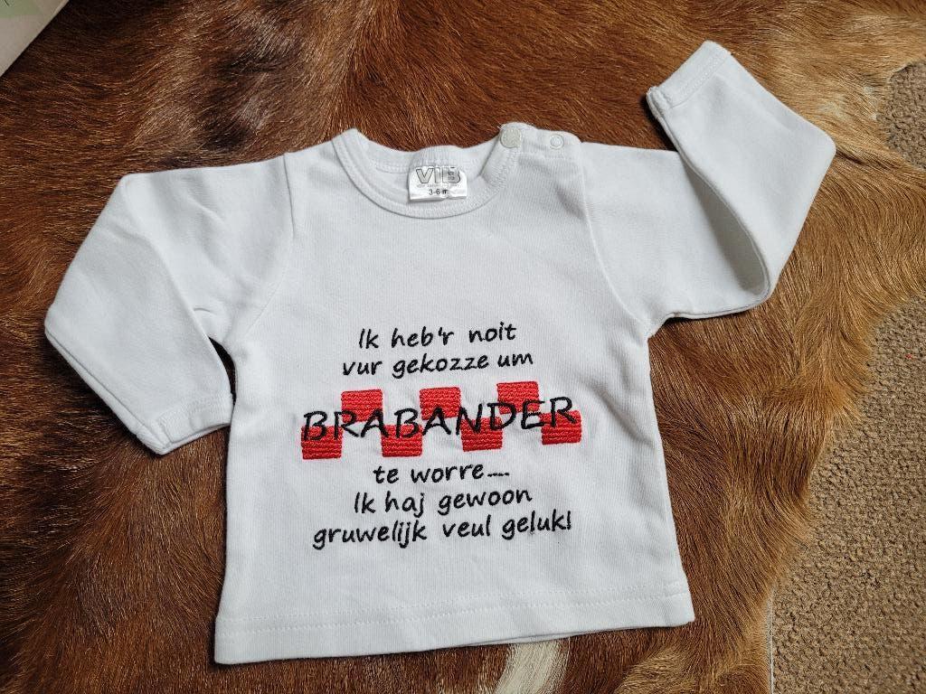Rompers en Shirts met tekst Mt 62-68 t/m 92, Ophalen of Verzenden, Zo goed als nieuw, Jongetje of Meisje, Overige typen