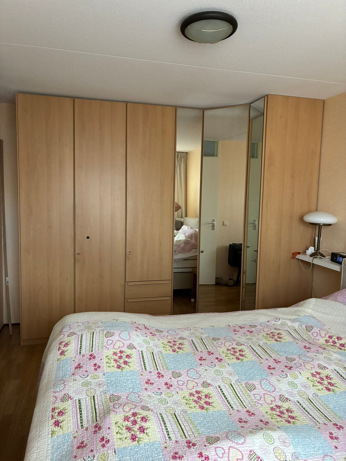Hoekkast Nolte kleding heel veel ruimte, Ophalen, Gebruikt, 200 cm of meer, Eikenhout