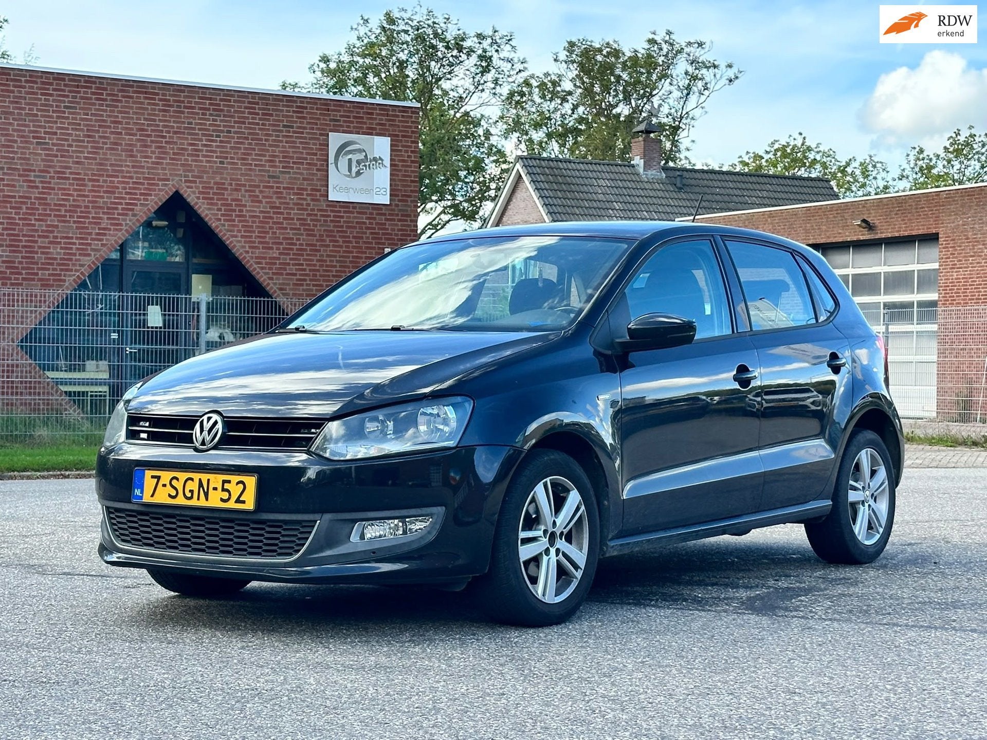 Volkswagen Polo 1.2-12V BlueMotion Comfortline 5DR*Airco*Tre, Voorwielaandrijving, 967 kg, 1198 cc, Zwart