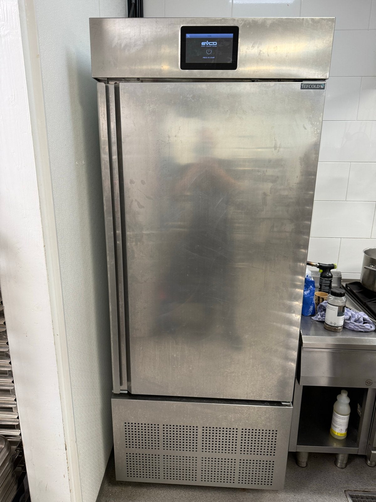 Professionele Tefcold Blast Chiller/Vriezer - Zo goed als ni, Ophalen, 200 liter of meer, 60 cm of meer, Met aparte vriezer