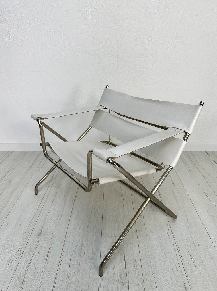 Marcel Breuer D4 leren loungestoel Tecta Bauhaus jaren 60, Ophalen of Verzenden, Zo goed als nieuw, Leer, Vintage