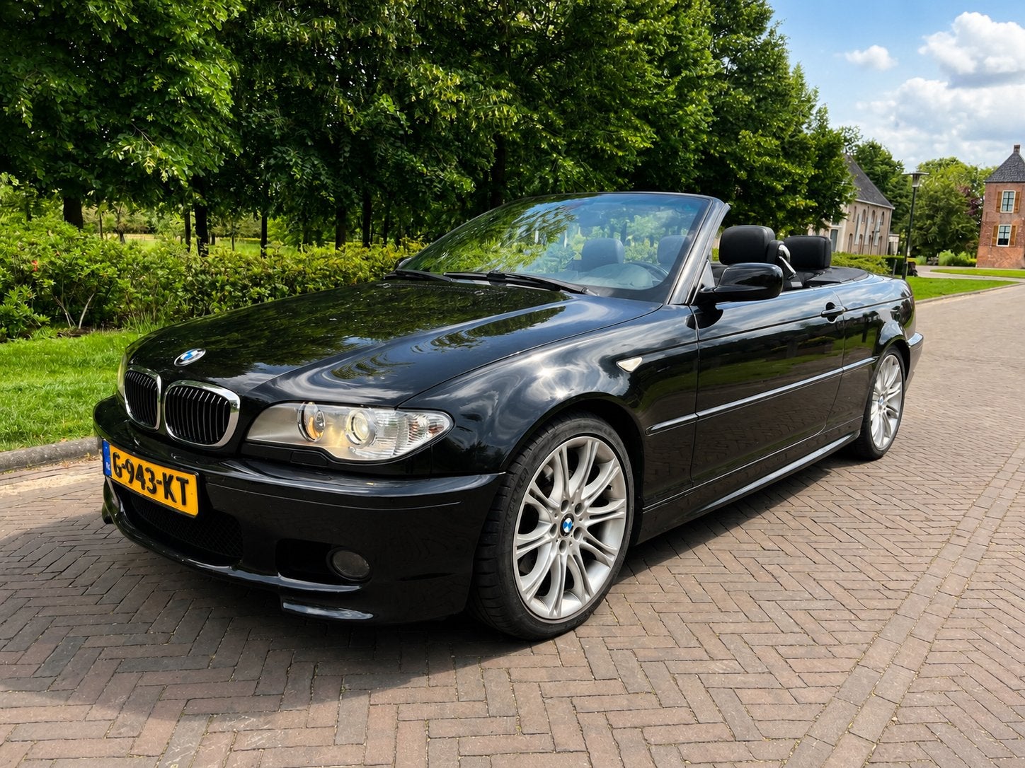 BMW 3-serie 330ci Cabriolet SMG 2003 Zwart, Zwart, Cabriolet, 4 stoelen, Zwart
