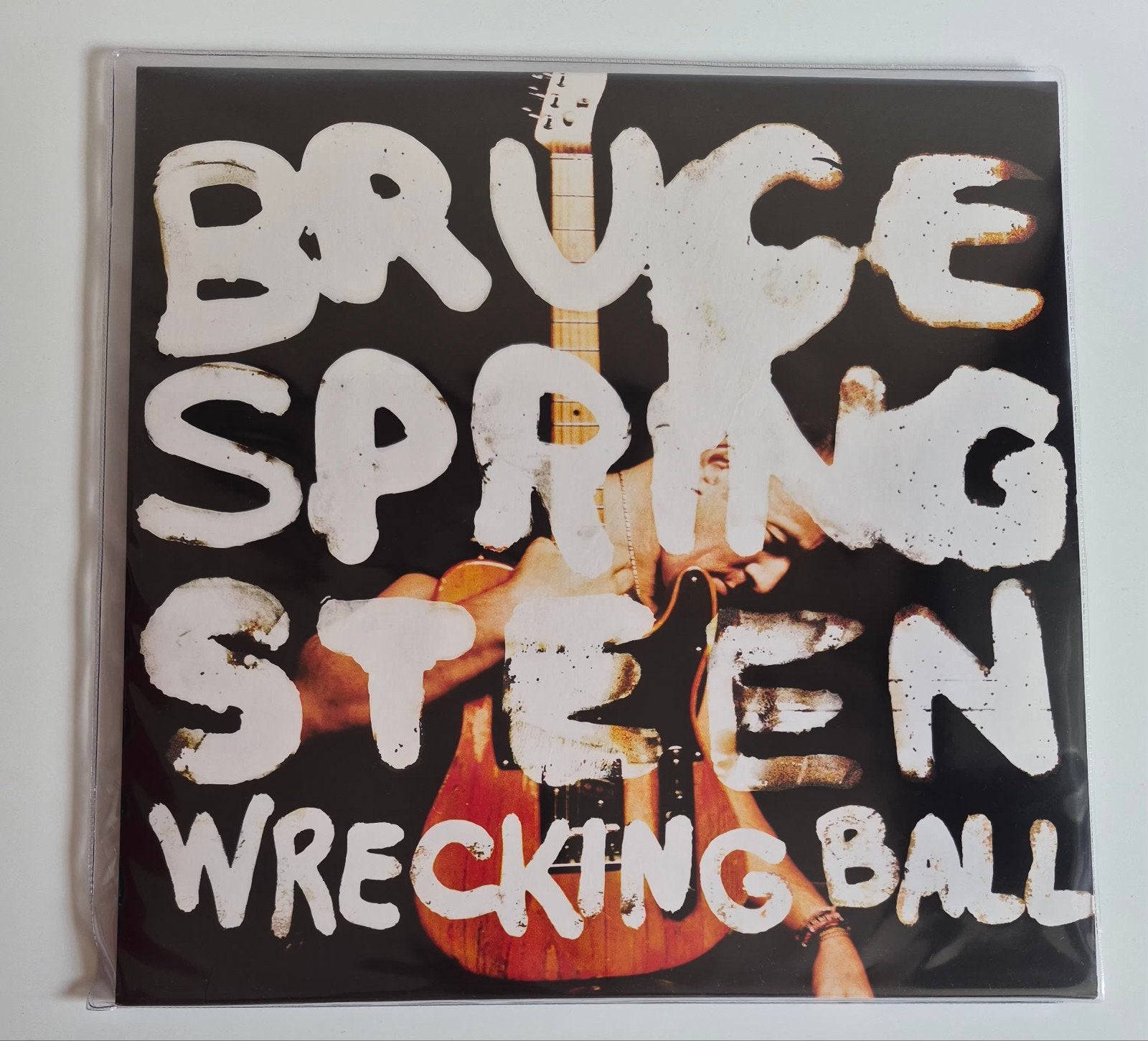 Bruce springsteen wrecking ball 2012 dubbel vinyl lp, Cd's en Dvd's, Ophalen of Verzenden, Zo goed als nieuw, Overige formaten