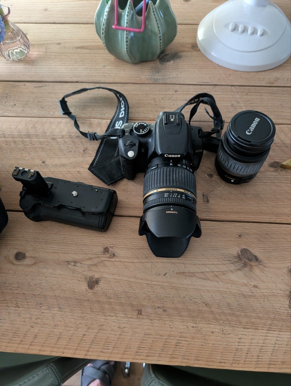 Canon EOS 350D met Tamron AF 18-250mm, accugrip, lens en acc, Audio, Tv en Foto, Fotografie | Lenzen en Objectieven, Gebruikt