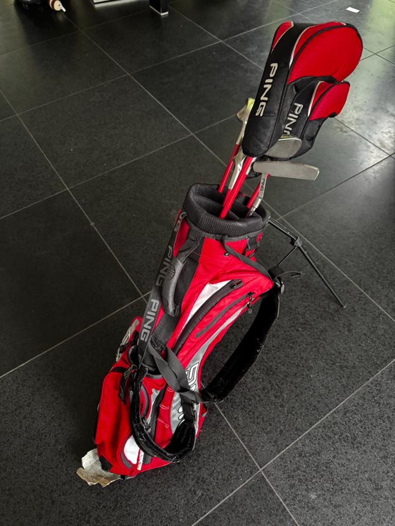 Golfset half Ping Moxie junior (afh. van lengte 8/12 jr), Ophalen, Gebruikt, Set, Ping