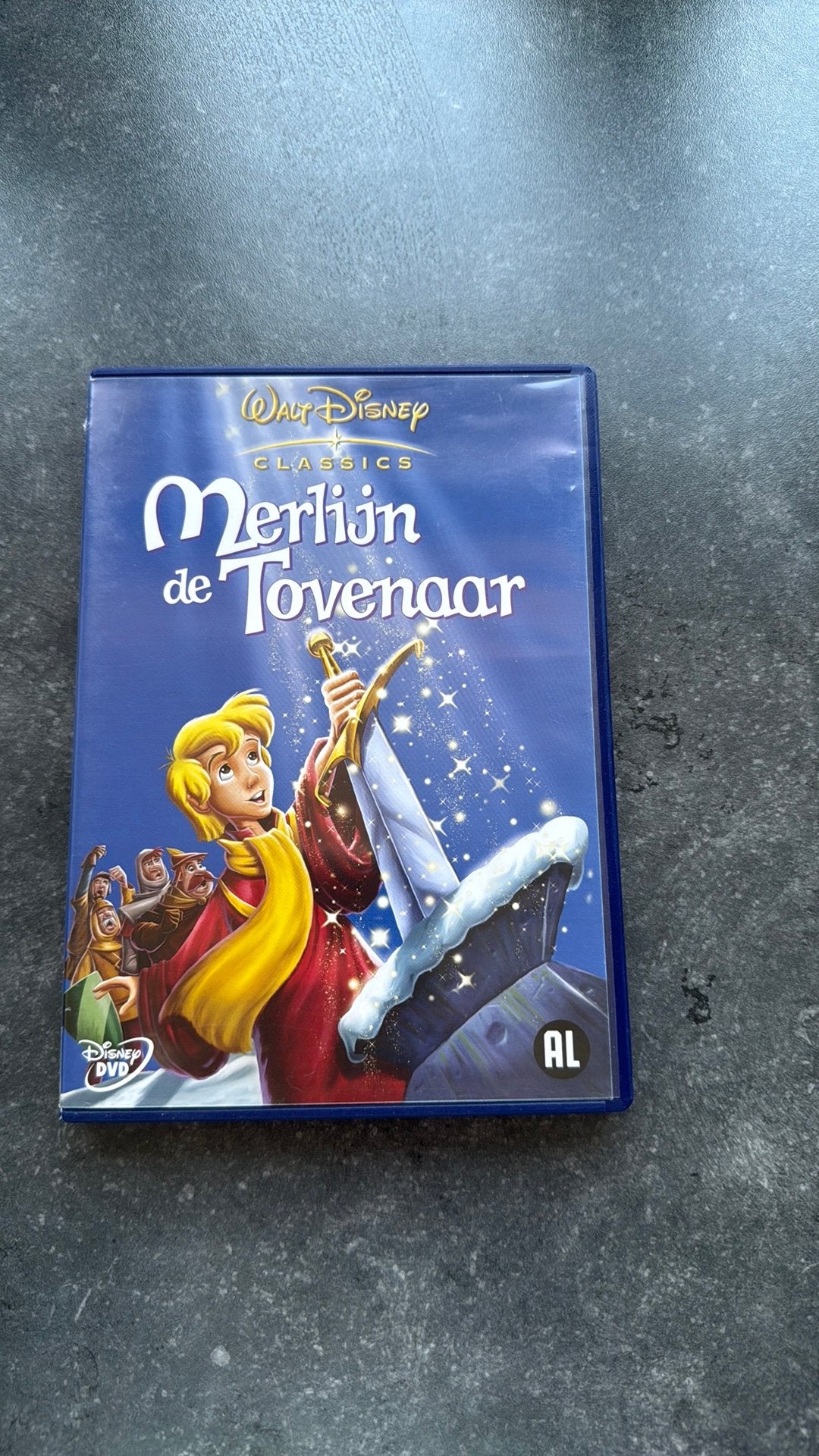 Dvd Merlijn de Tovenaar, Alle leeftijden, Ophalen of Verzenden, Gebruikt