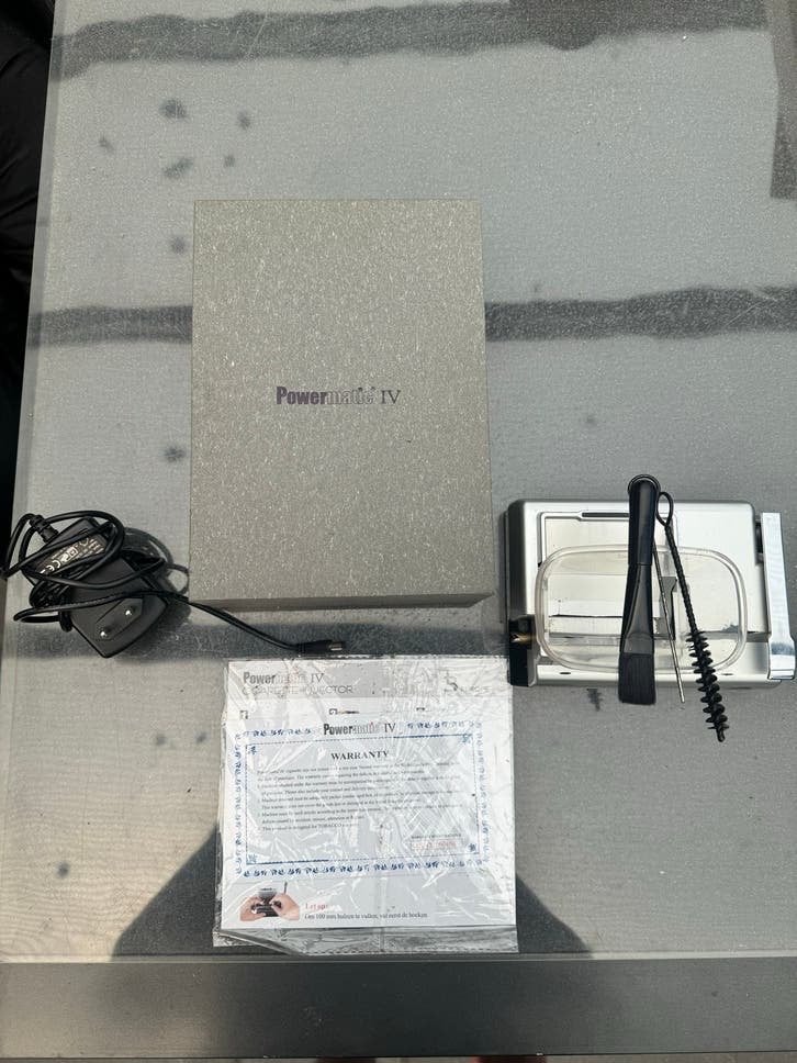 PowerMatic IV elektrische sigarettenmaker, Ophalen, Gebruikt