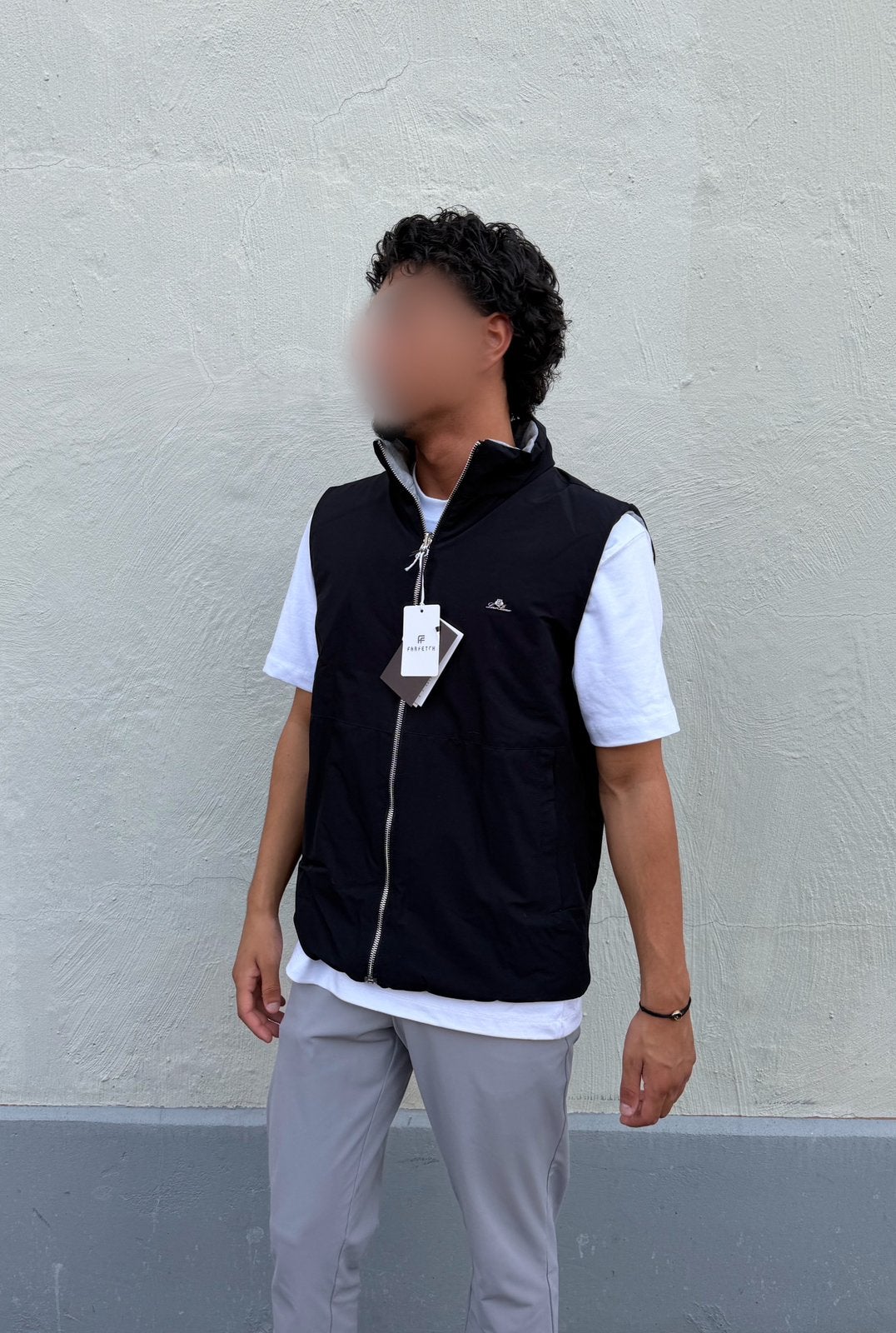 Loro Piana Bodywarmer | Zwart | Reversible, Ophalen of Verzenden, Nieuw, Overige maten, Zwart
