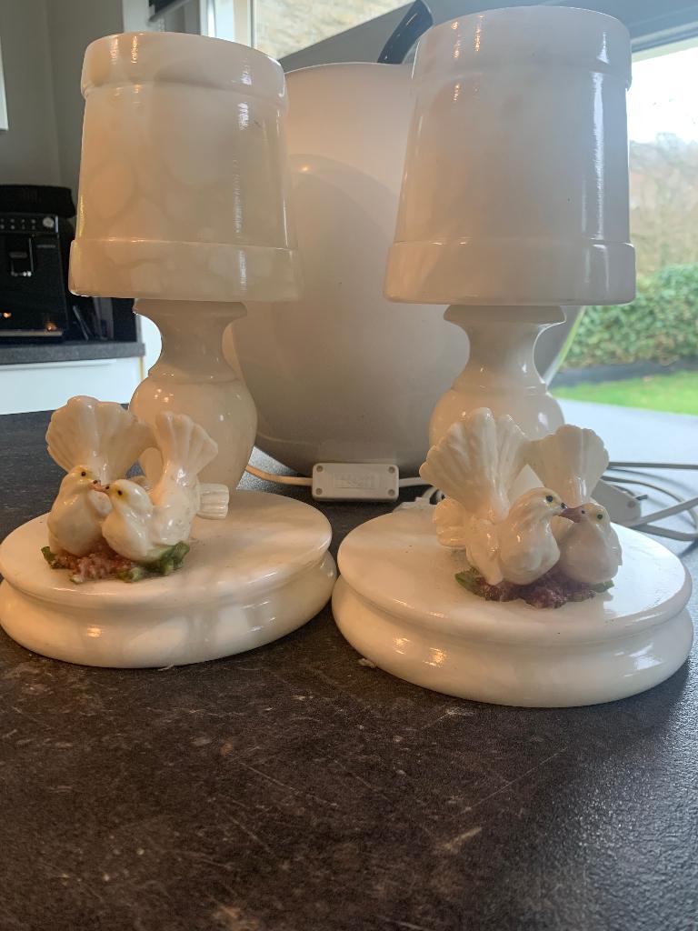 Tafellamp, Huis en Inrichting, Lampen | Tafellampen, Ophalen of Verzenden, Zo goed als nieuw, Overige materialen, Minder dan 50 cm