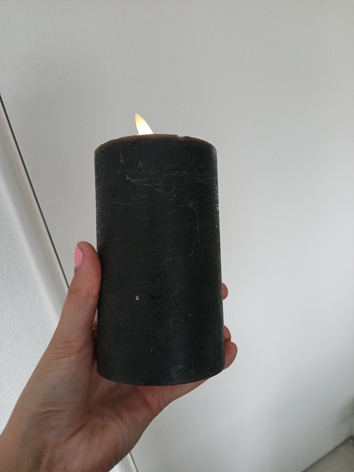 LED Kaars Zwart - Countryfield, Was, Ophalen of Verzenden, Zo goed als nieuw, Kaars