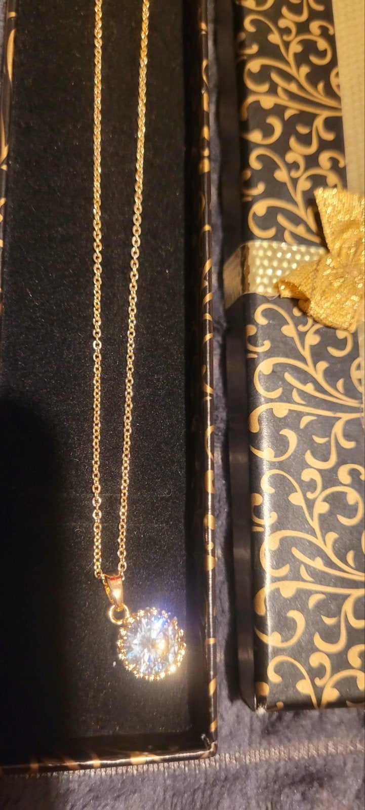 Mooie ketting,  vergoud 18k , nieuw, Sieraden, Tassen en Uiterlijk, Kettingen, Overige materialen, Met hanger, Nieuw, Ophalen of Verzenden