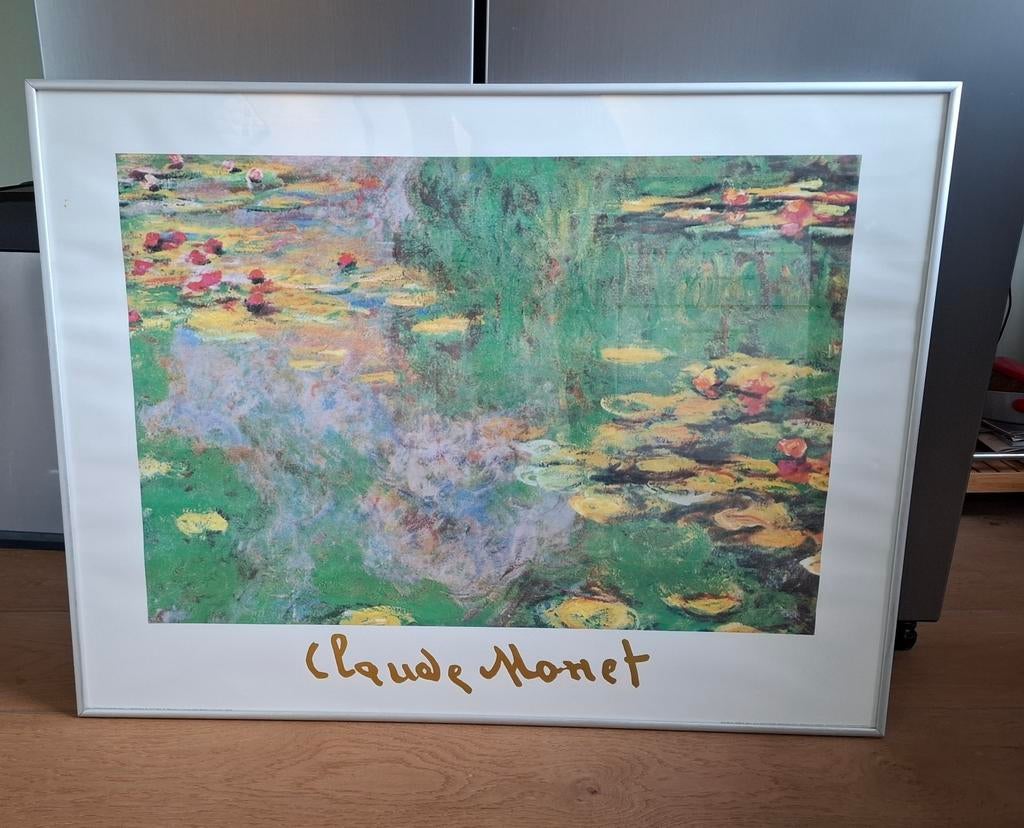 Waterlelies Claude Monet., Ophalen, 50 tot 75 cm, Zo goed als nieuw, 75 tot 100 cm