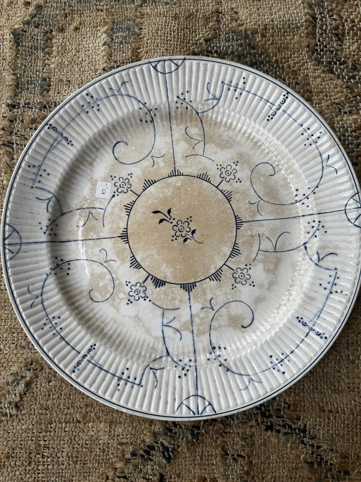 Mooie beboterde oude brocante schalen, Ophalen of Verzenden
