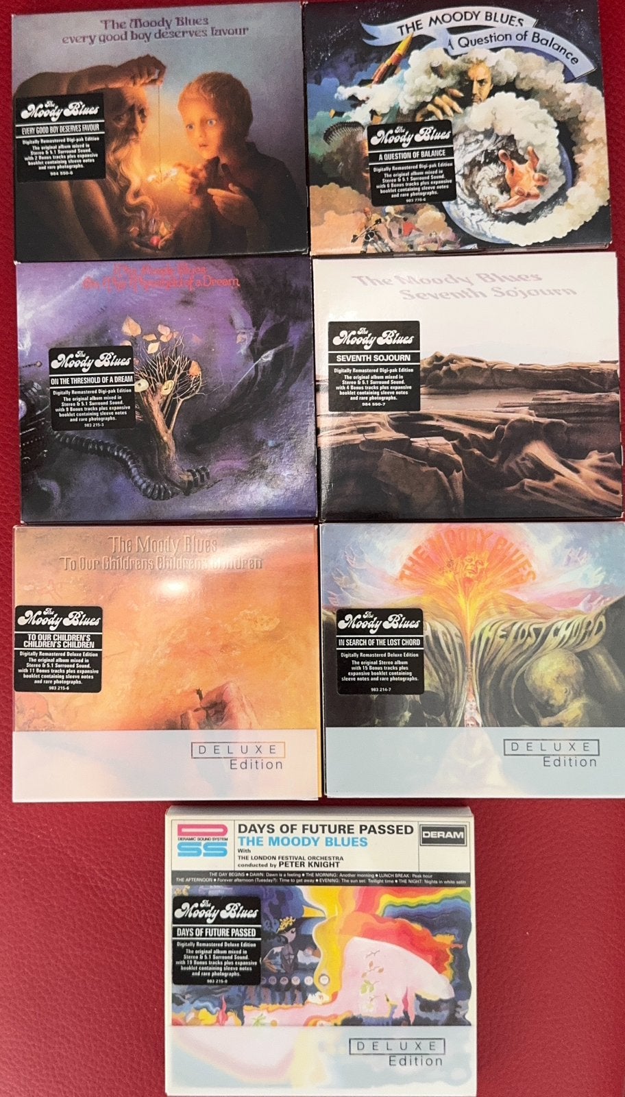 SACD, MOODY BLUES, 7 titels, lees info svp, Super Audio CD’s, Progressive Rock, Verzenden, Zo goed als nieuw, Met bonustracks