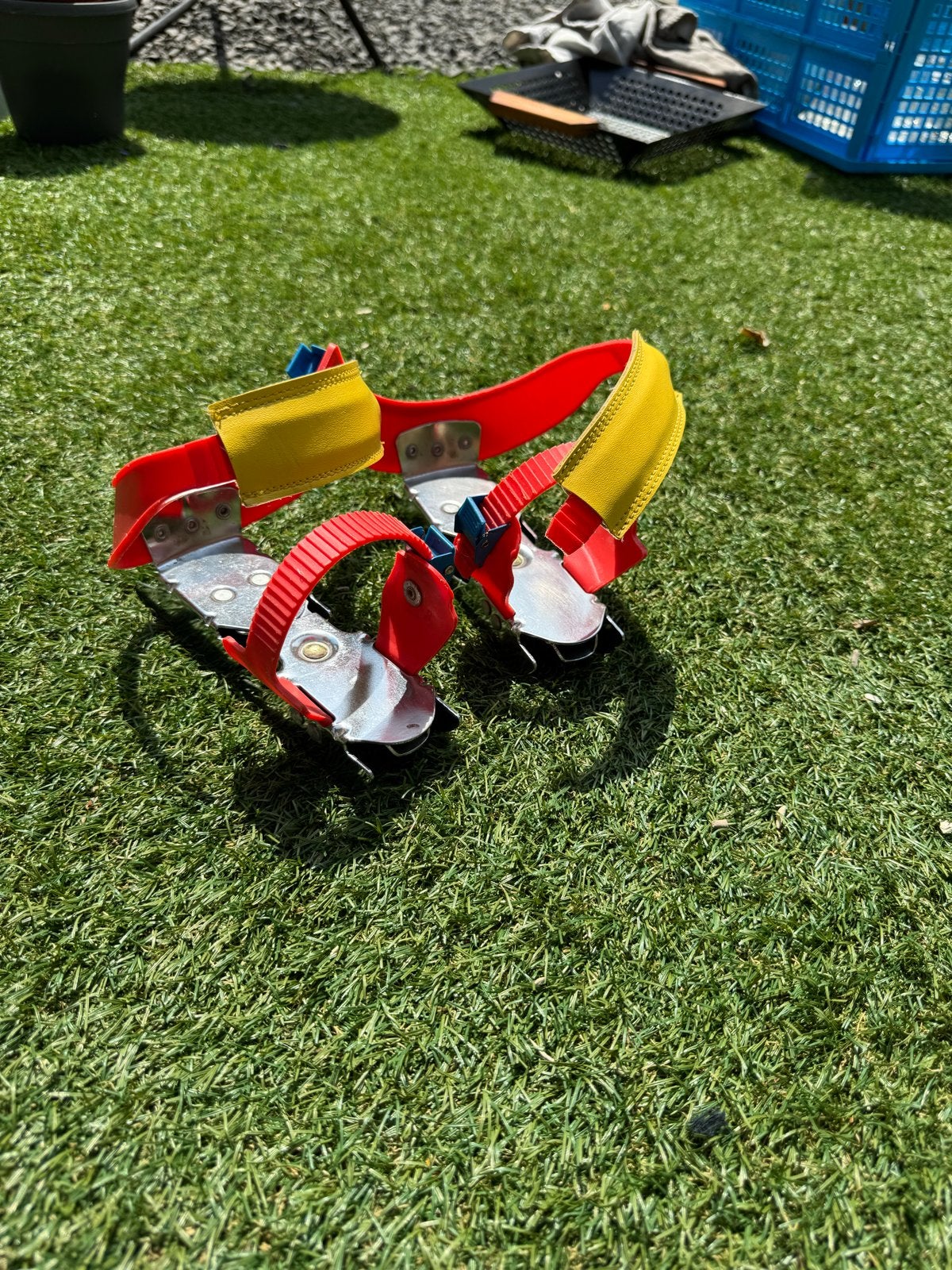 Ijzertjes voor beginnende schaatsers, Ophalen, Gebruikt, Friese doorlopers