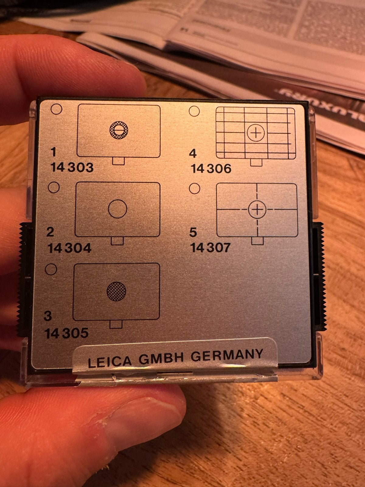 Leica R Matglas Scherpstelglas, Ophalen of Verzenden, Zo goed als nieuw