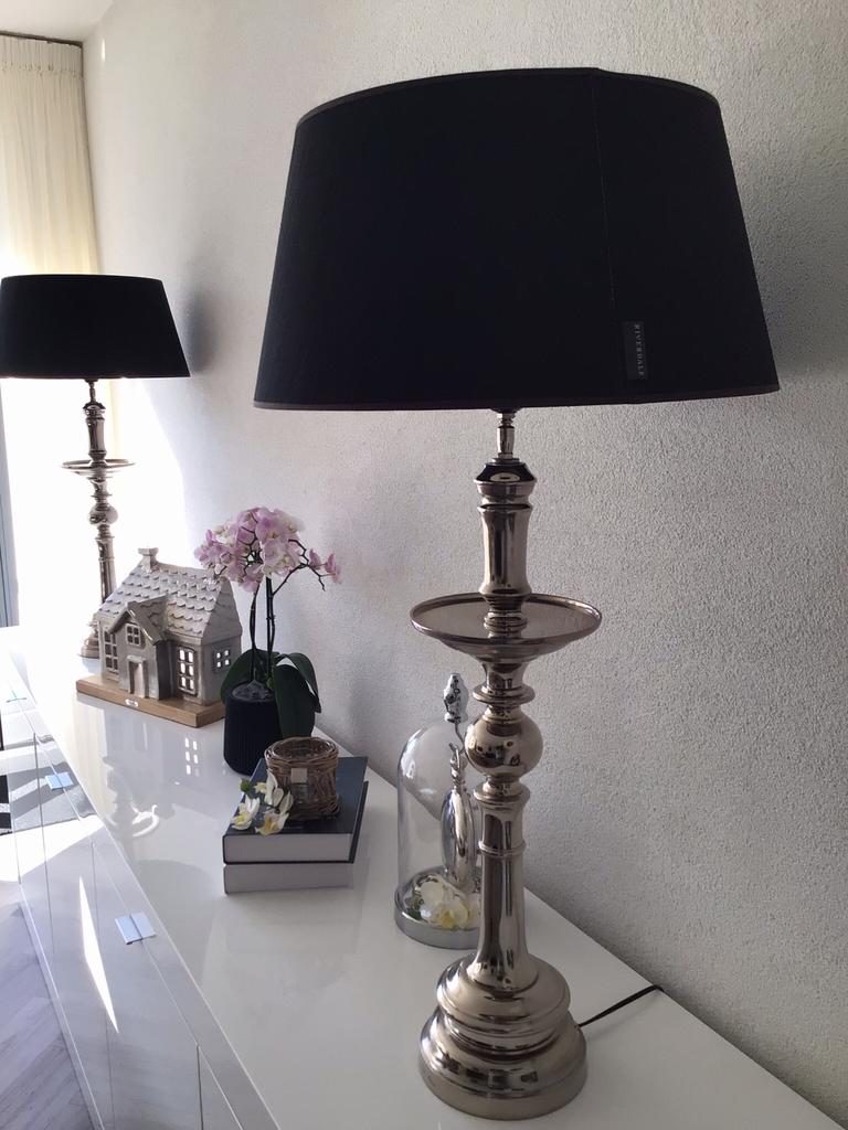 Riviera Maison tafel/kastlampen en meerdere decoratties., Overige stijlen, Ophalen of Verzenden, Zo goed als nieuw, Metaal