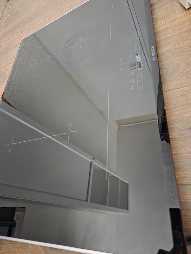 Kookplaat Bosch, Witgoed en Apparatuur, Kookplaten, Ophalen, Gebruikt, 4 kookzones, Inbouw