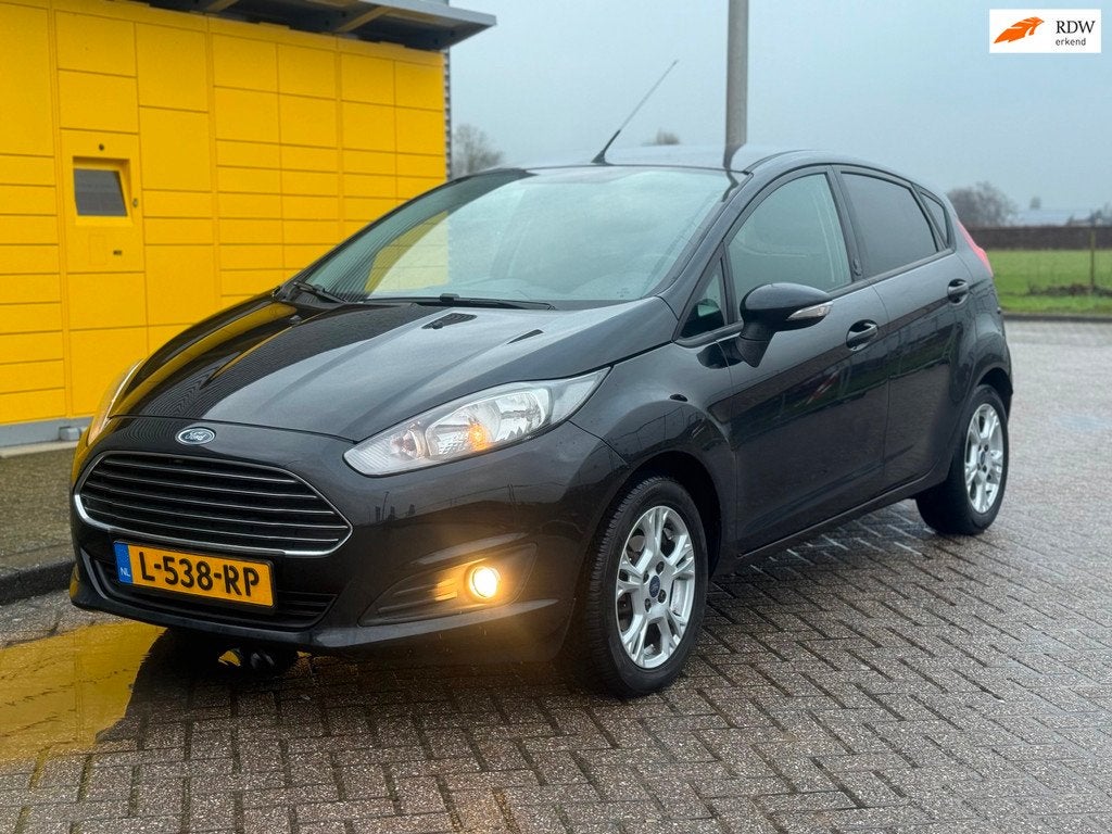 Ford Fiesta 1.0 Style Bj 2013 5Drs Airco Stoelverw. LM-Velge, Voorwielaandrijving, Euro 5, Stof, 525 kg