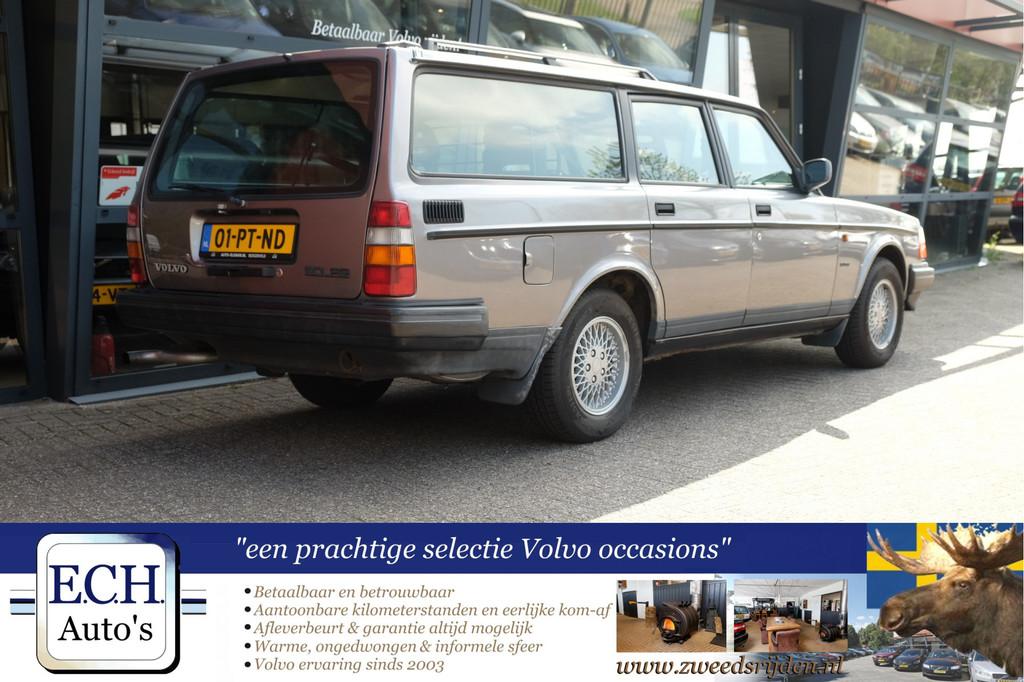 Volvo 240 2.0i Super Polar Estate APK t/m april 2028!, Auto's, Oldtimers, Achterwielaandrijving, Met garantie (alle), Leder, Handgeschakeld