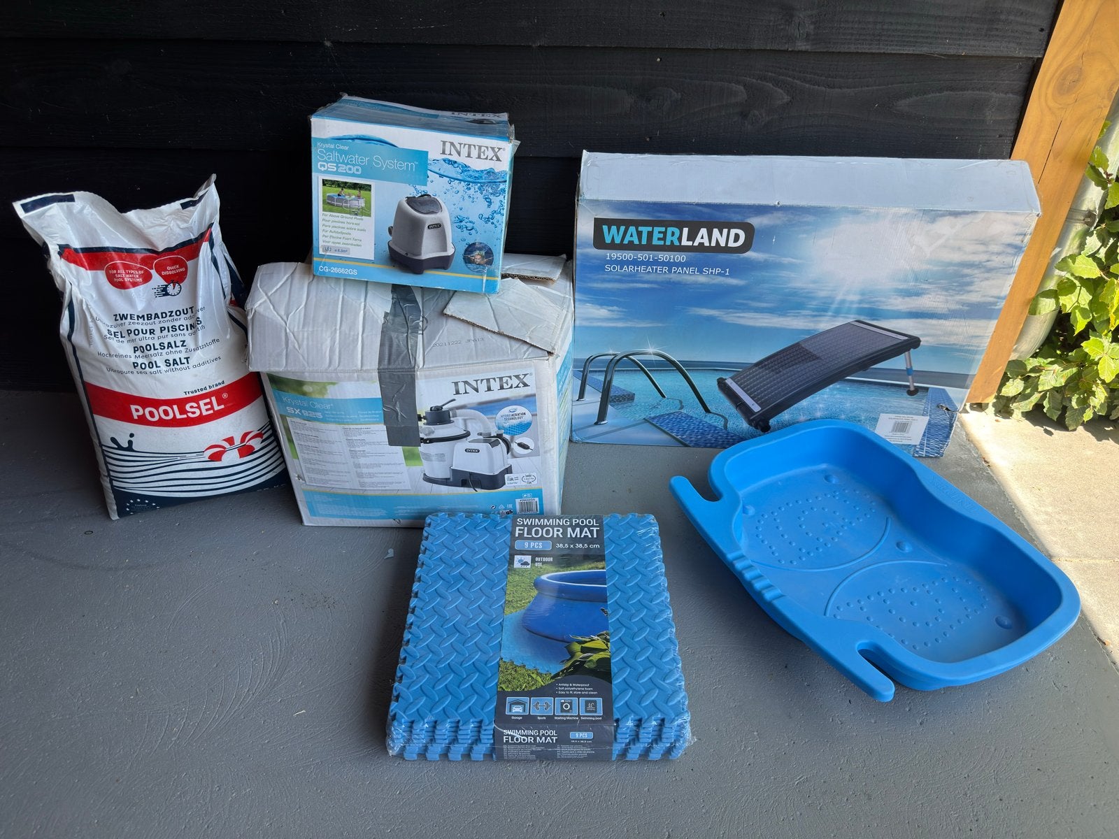 Compleet Intex zwembad set: pomp, zout, solar & meer!, Tuin en Terras, Ophalen, Zo goed als nieuw, Overige typen