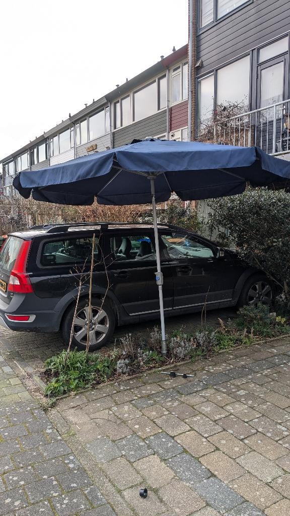 parasol, Tuin en Terras, Ophalen, Gebruikt, 2 tot 3 meter, Stokparasol
