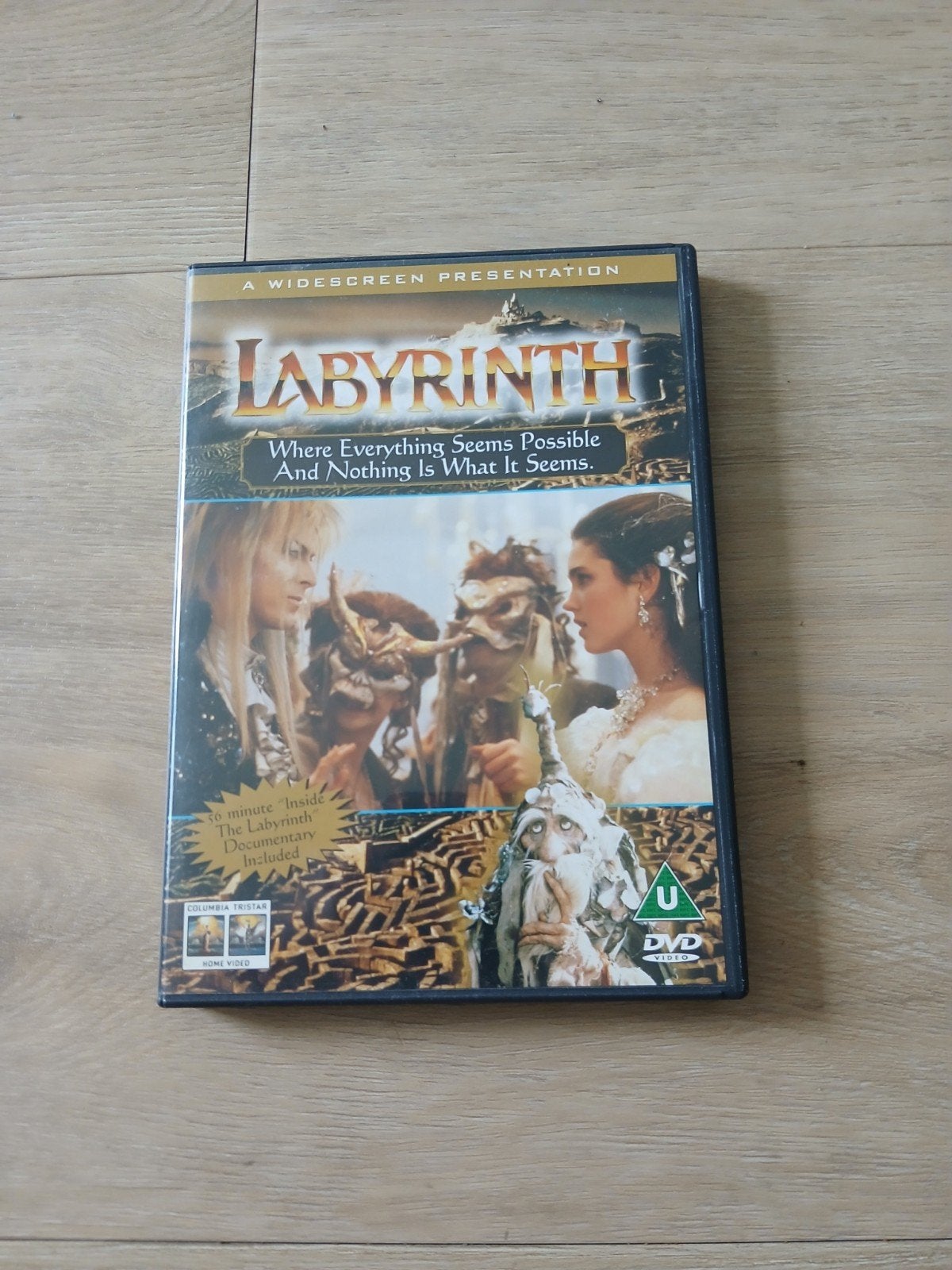 Labyrinth dvd inclusief bonus inside the Labyrinth docu, Engels, Bonusmateriaal, Ophalen of Verzenden, Zo goed als nieuw