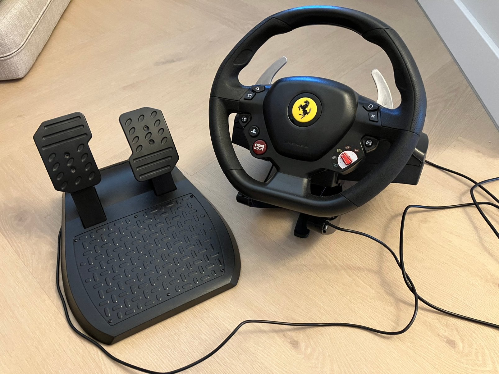 Thrustmaster T80 RW Ferrari 488 GTB (zgan!), Ophalen of Verzenden, Zo goed als nieuw