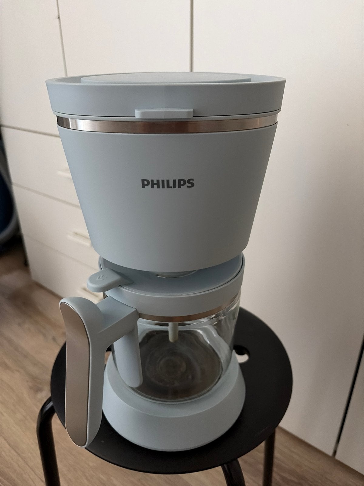Philips Koffiezetapparaat - Lichtblauw, Ophalen, Gebruikt, 10 kopjes of meer, Koffiemachine