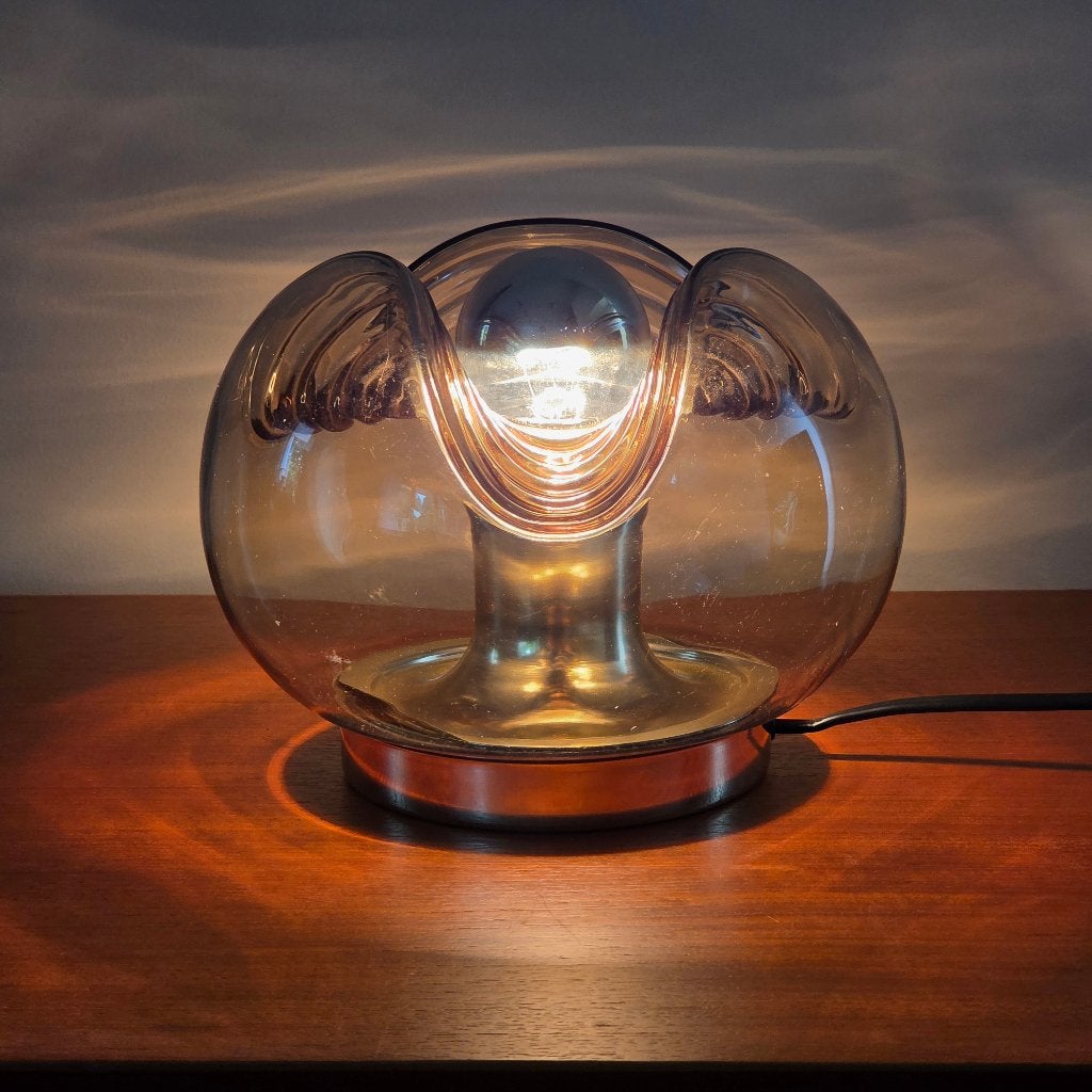 Vintage Space Age tafellamp – Peill & Putzler Wave / Futura, Ophalen of Verzenden
