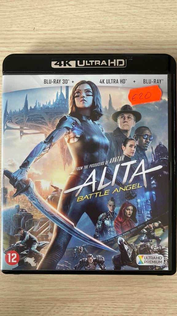 Alita 4K blu ray NL versie battle angel, Ophalen of Verzenden, Zo goed als nieuw, Actie