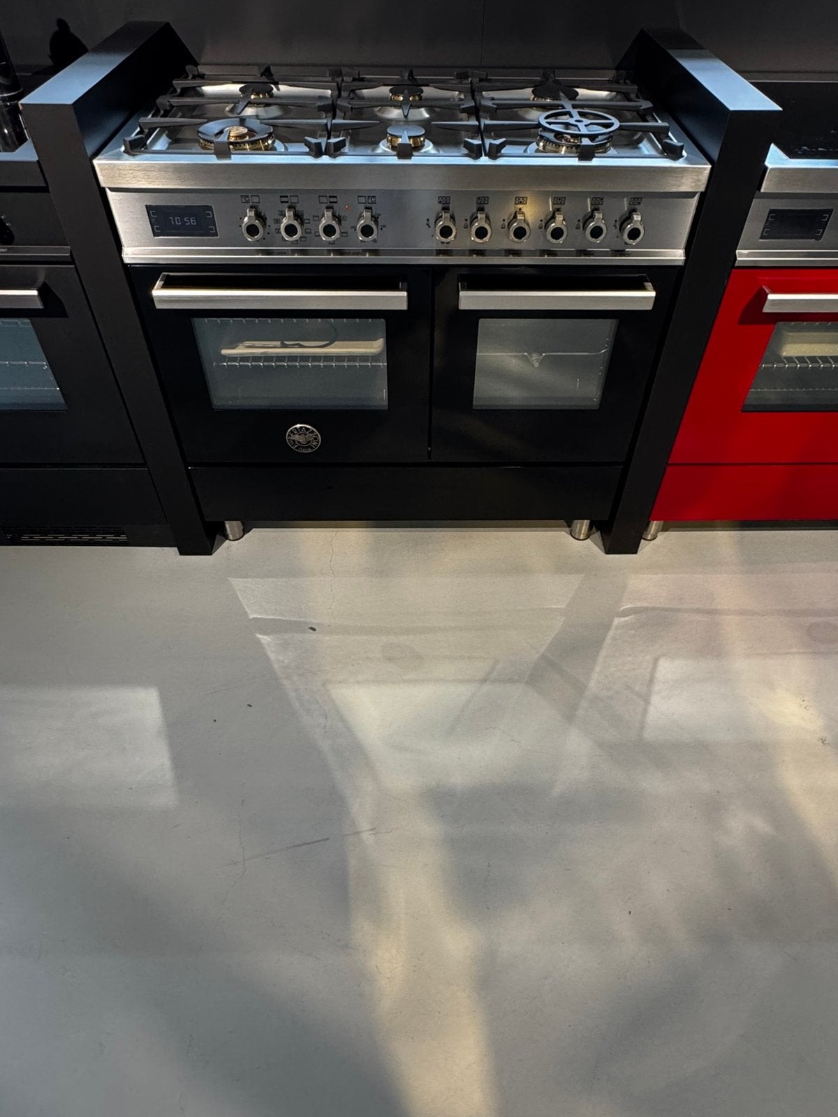 Bertazzoni, Ophalen, 60 cm of meer, Gas, Vrijstaand