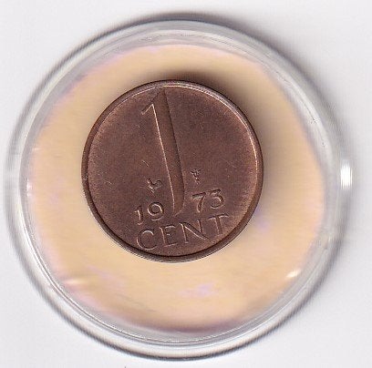 1 Cent 1973 Prachtig met Diverse Muntkleuren, Verzenden, Koningin Juliana, Overige waardes, Losse munt