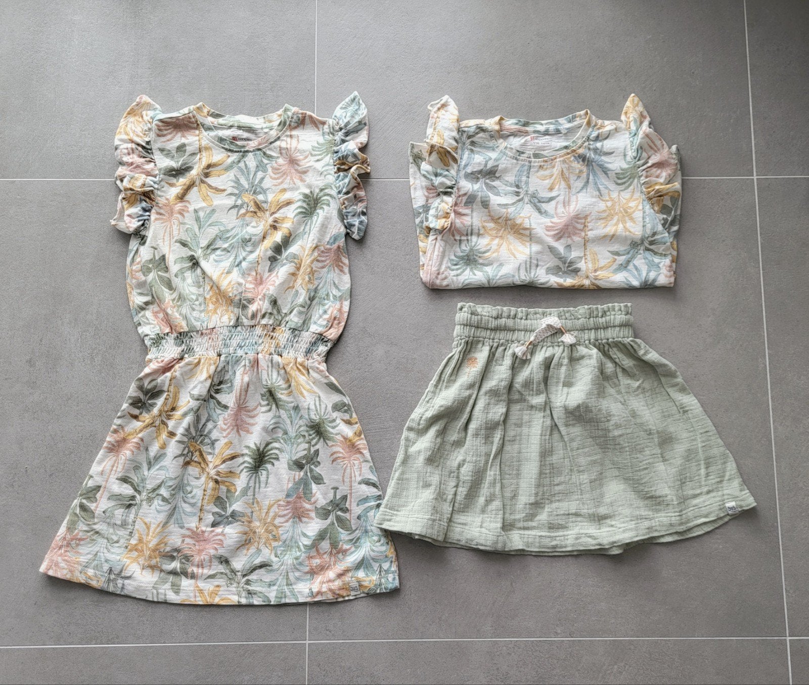 Noppies set jurk, rok en shirt maat 116, Kinderen en Baby's, Kinderkleding | Maat 116, Meisje, Ophalen of Verzenden, Zo goed als nieuw