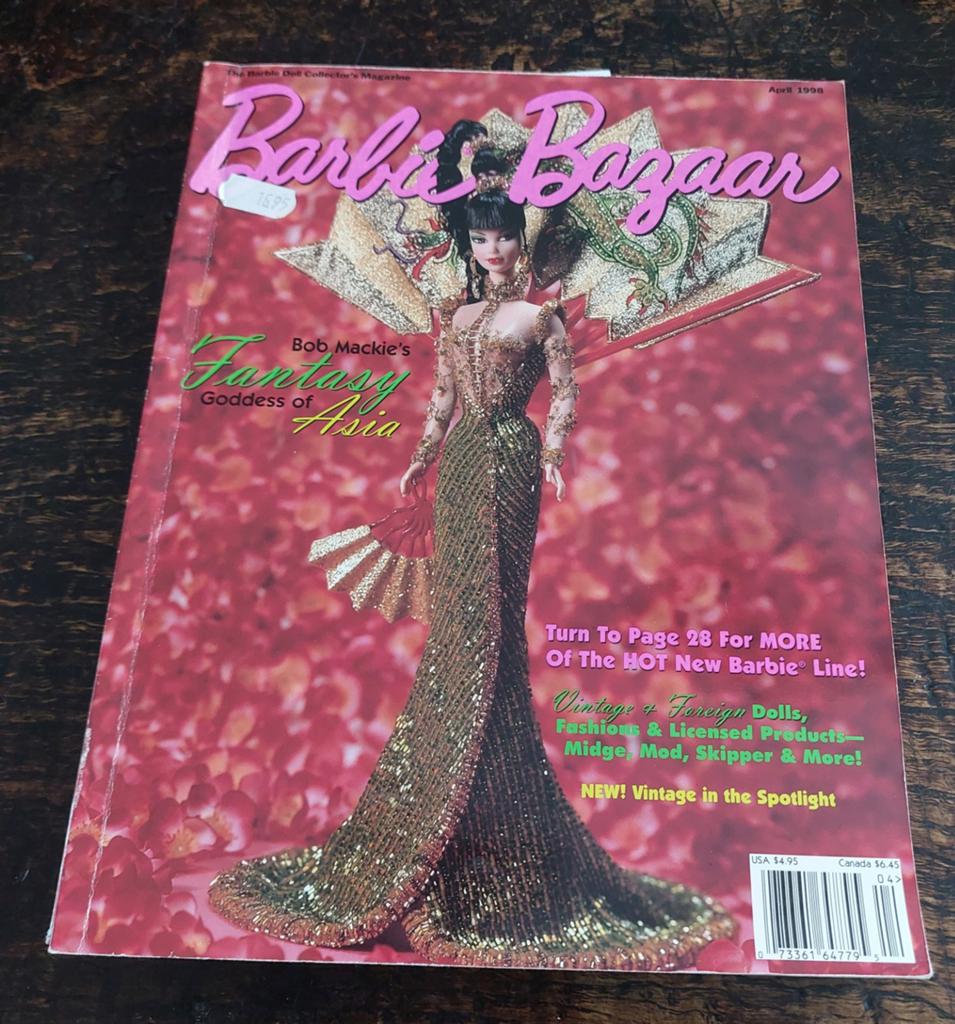 Vintage Barbie. Barbie Bazaar april 1998, Ophalen of Verzenden, Gebruikt, Fashion Doll