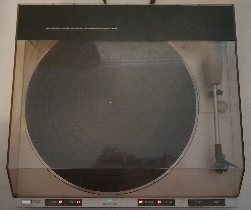 Denon vol automatische quarz direct drive platenspeler dp11f, Overige merken, Gebruikt, Automatisch, Verzenden